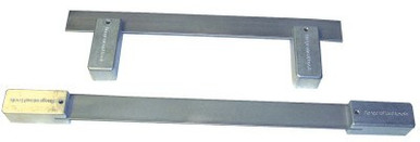 Flange Wizard Magnetic Torch Guide, 24 in, Stainless Steel, Heat Resistant, 1 Magnetic Block, 1 EA, #MSG23024