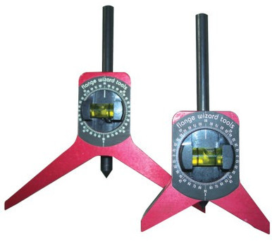 Flange Wizard Magnetic Centering Head with Vial, 12 in and Larger Pipe Capacity, Large, 1 EA, #53085M