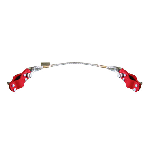 American Iron Works Hose Hobble Clamp x Clamp - 4 Bolt Style w/ Cable Assembly