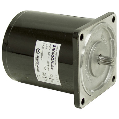 1550 RPM 100 Volt AC 1/20 HP Motor Oriental 51K40GK-A2