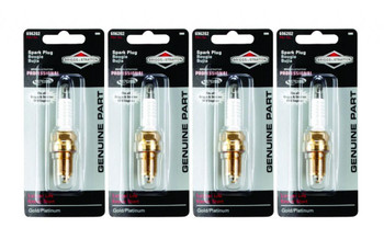 Briggs and Stratton 4PK Spark Plug Platinum For Engines 496202 5066K - 5066B-4PK