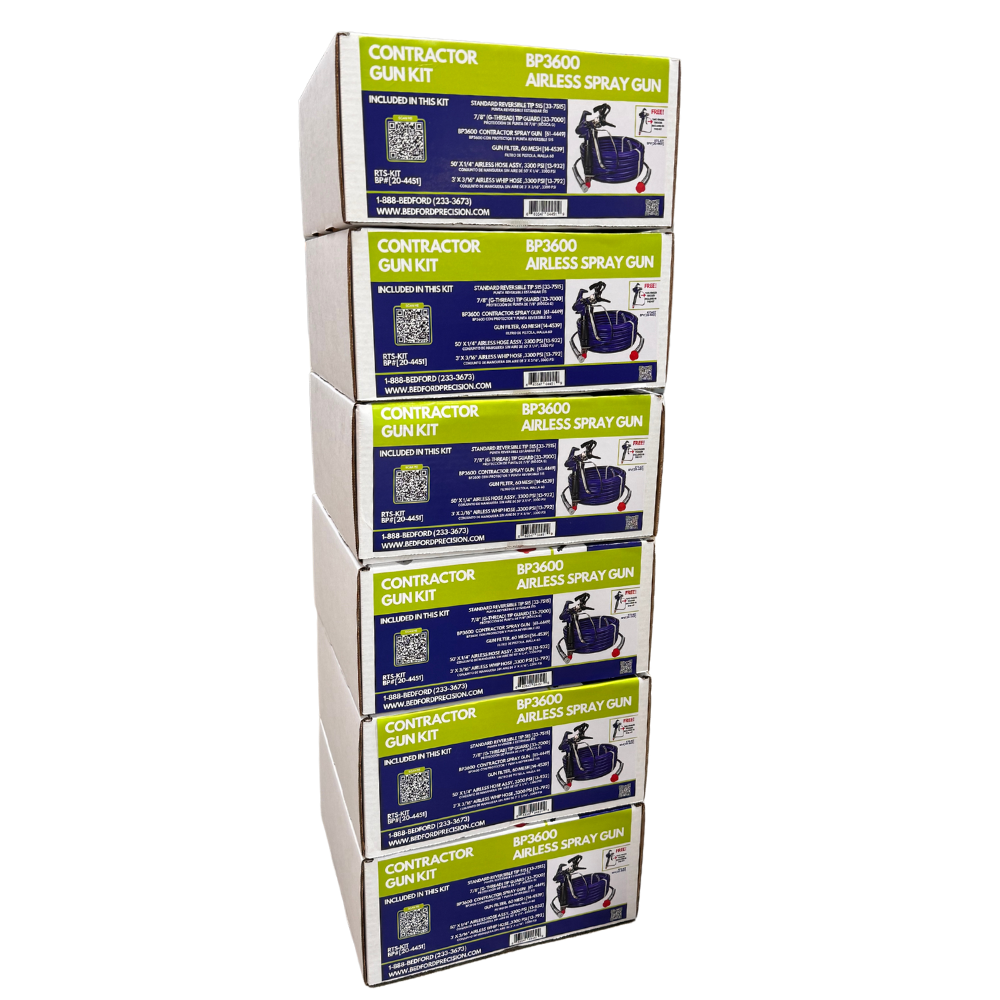 Bedford BP3600 Four Finger Gun with Two Finger Free Ready to Spray Kit (6-Pack)