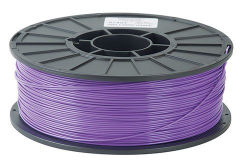 Toner ABS Filament, 1.75mm 2.2 lb. Spool, Grape