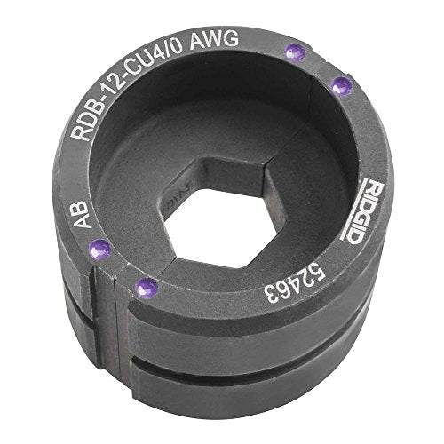 Ridgid 52423 12T Copper #8 AWG Round Die