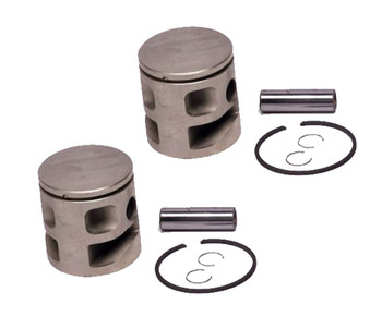 Poulan Craftsman Chainsaw (2 Pack) Replacement Piston Kits - 530071883-2PK
