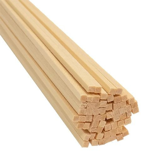 Bud Nosen Basswood Strips, 3/32" x 3/32" x 24", 60/pkg.