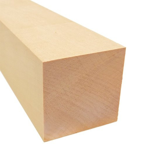Bud Nosen Basswood Block, 2" x 2" x 12", 1/pkg.