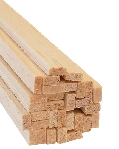 Bud Nosen Balsa Wood Strips, 1/8" x 1/4" x 36", 30/pkg.