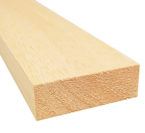 Bud Nosen Balsa Wood Block, 1" x 3" x 12", 1/pkg.