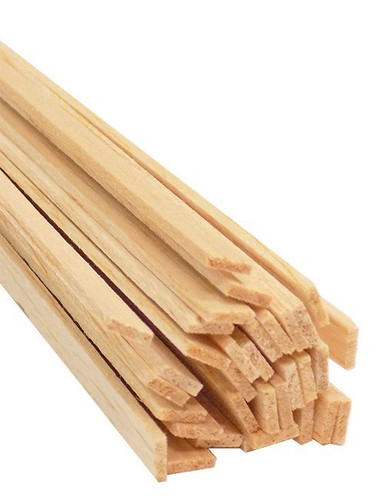 Bud Nosen Balsa Wood Strips, 1/16" x 1/4" x 36", 30/pkg.