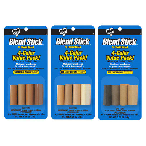 Dap Blend Sticks 3 Colored Sets, 4-Packs