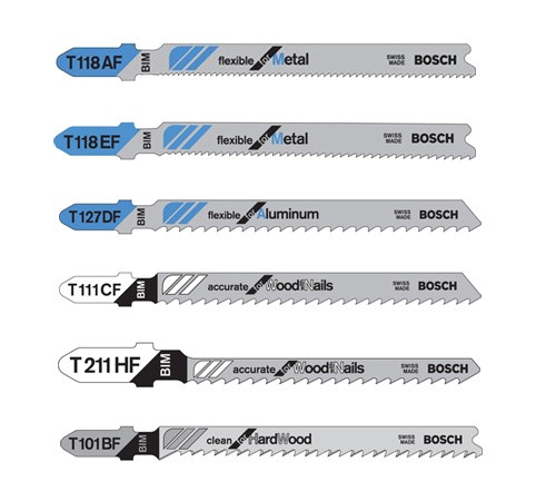 Bosch T-Shank Bi-metal/HSS Jig Saw Blade Set, 30-Piece
