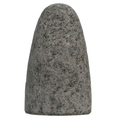 Norton Type 16 Gemini Cone, 2 in D, 3 in Thick, 5/8 in Arbor, 24 Grit Aluminum Oxide, 10 EA/BOX, #61463622218