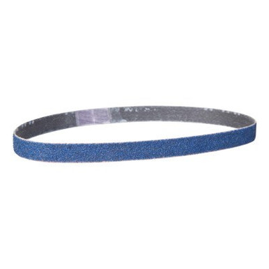 Norton Blue Fire Coarse Grit Cloth File Belts, 3/8 in x 13 in, 80 Grit, 50/BX, #78072736062