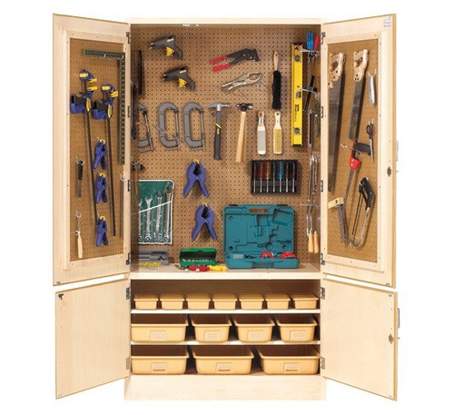 Diversified Spaces 48" Tech Ed Tool Cabinet with Tools