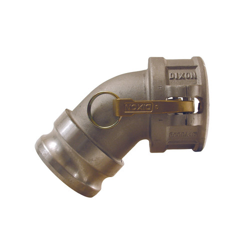Dixon Aluminum Male Adaptor x Female Coupler 45° Elbows