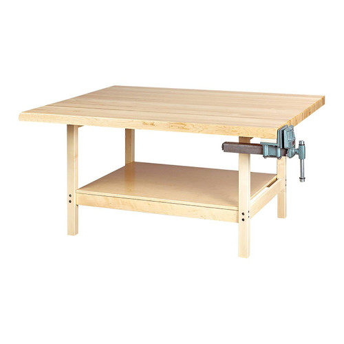 Diversified Spaces Open-Style Work Bench 2 Station, Wilton Vise (7")