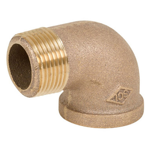 Smith Cooper Bronze 2 1/2 in. 90° Street Elbow Fitting - Threaded