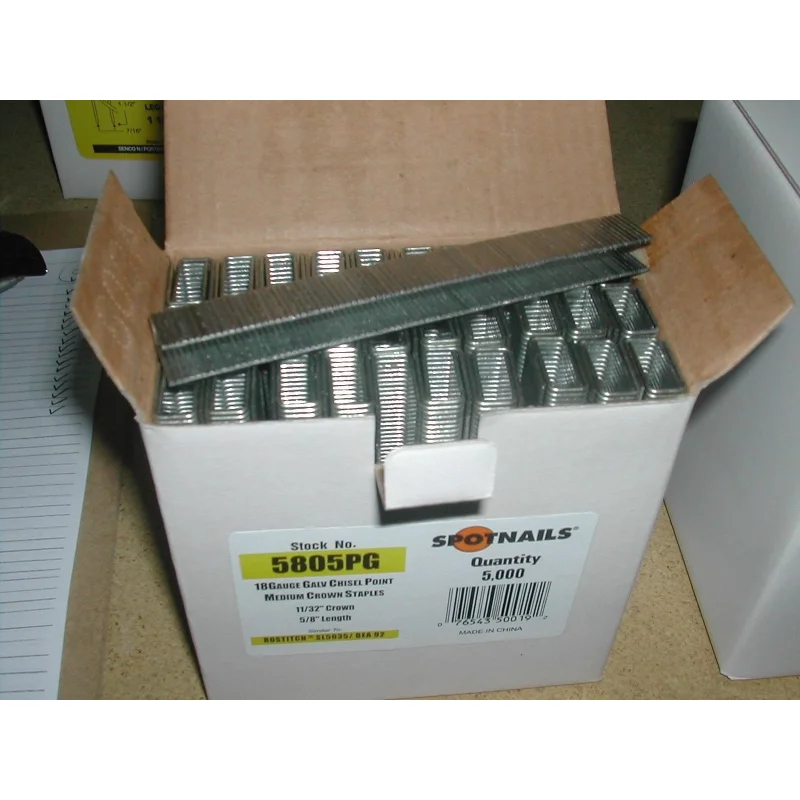 5812PG-30M Spotnails Staples for Bostitch SL and Bea 92 Series 1-1/2″ 18 Gauge 5/16″ Crown(Case of 30,000)