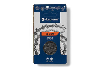 Husqvarna Genuine OEM 12" X-CUT S93G, 3/8" mini pitch, .050 gauge 44DL Chainsaw Chain - 585422144