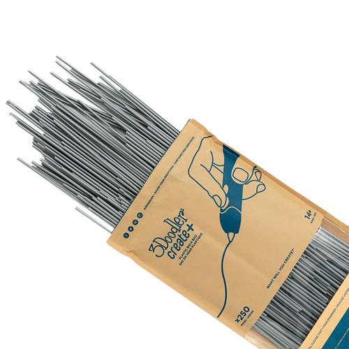 3Doodler Create PLA Filament Refill, 250-Pack, Gray
