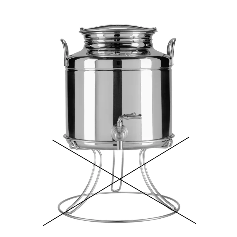 5LT Stainless Steel Container with Spigot & Stand