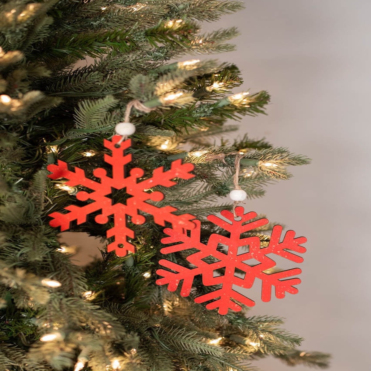 6 Antique Snowflake Ornament