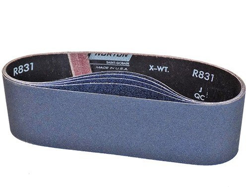 Norton ProSand Zirconia Alumina Sanding Belt, 4" x 24" 80 Grit, 1/pkg.