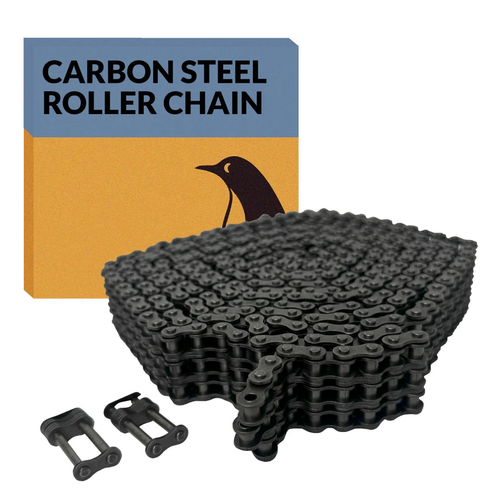 #60-3 Triplex Triple Strand Roller Chain x 10 feet + 2 Connecting Links