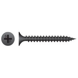 #6 x 1-1/4" Phillips Bugle Head Coarse Thread Drywall Screw Phosphate Coated (8000/Bulk Pkg)