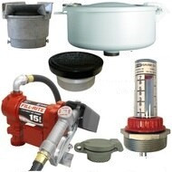 15 GPM Pump & Diesel Vent Kit For Single Wall 300 Gal. x 38 in. Skid Tank w/ E-Vent