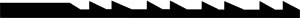 Olson Double Tooth Plain End Scroll Saw Blades, 5", 11 TPI