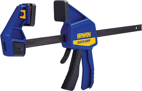 Quick-Grip Medium-Duty One-Handed Bar Clamp/Spreader, 18"