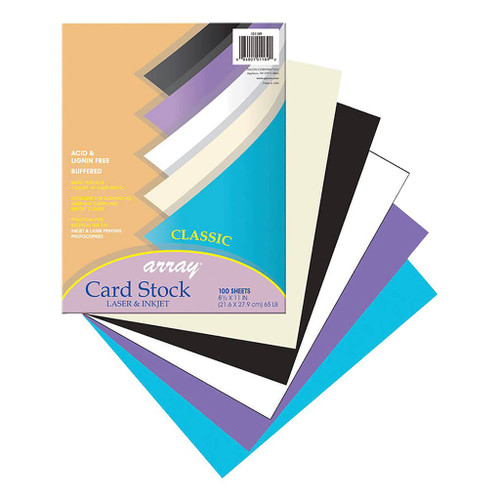Pacon Card Stock Assortment, 8-1/2" X 11"