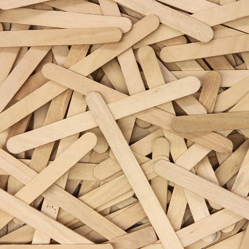 Creativity Street Natural Wood Craft Sticks, 4-1/2"L, 150