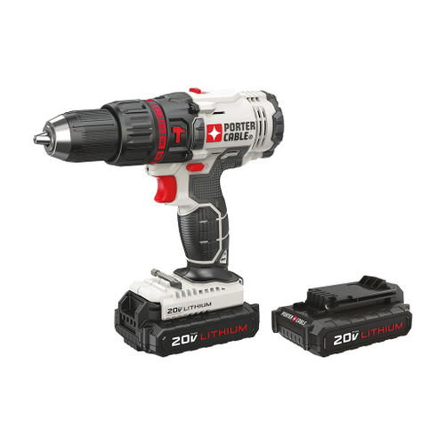 Porter Cable 20V MAX 1/2" Cordless Compact Hammer Drill Kit