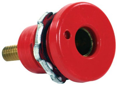 Cam-Lok F Series Connector, Female Connection, 2/0-3/0 Cap., Red, 1 EA, #A2013171K