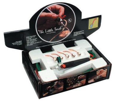 Smith Equipment The Little Torch Brazing Torches, Hobby/Jewelry Outfit, 11-1101C torch; Tips, 1 EA, #231001D