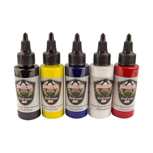 Paasche Acrylic Airbrush Paint Set, 5-Pack