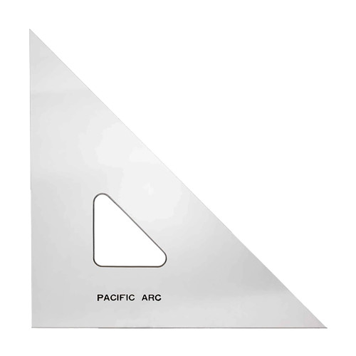 Pacific Arc Professional C-Series Clear Triangle, 10" 45/90