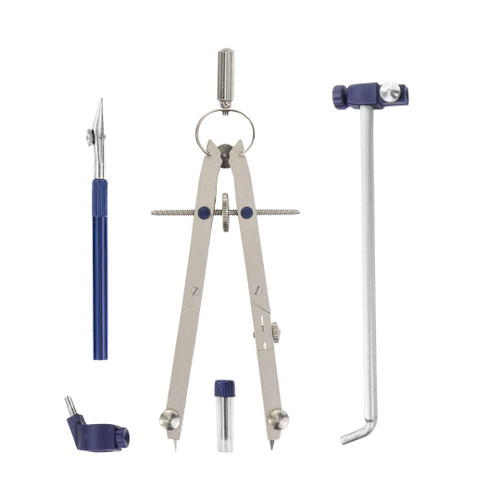 Pacific Arc 6" Rapid Bow Compass with Extension Bar and Ruling Pen