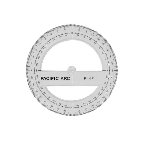 Pacific Arc Circular Protractor, 4"