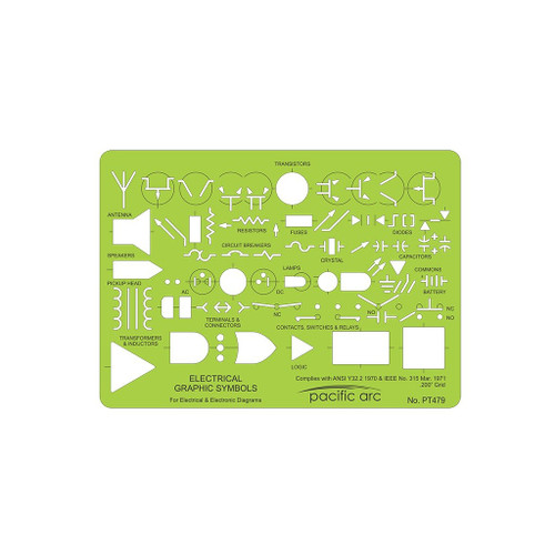 Pacific Arc Electrical Graphic Symbols Template