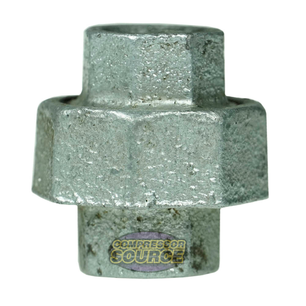 3/8" Double FNPT Galvanized Steel Union Fitting 64602