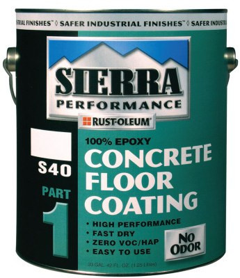 Rust-Oleum Industrial VOC Gloss Classic Gray S40 Concr Epoxy Flr Coat, 2 GA/CS, #208072