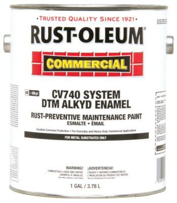 Rust-Oleum Industrial Alkyd Enamel Gloss White Rust-Preventative Maintenance Paint, 2 GA, #255614