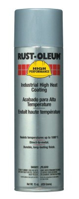 Rust-Oleum Industrial High Performance V2100 System High Heat Coating Aerosols, 15 oz, Aluminum, 6 CN/CS, #V2116838