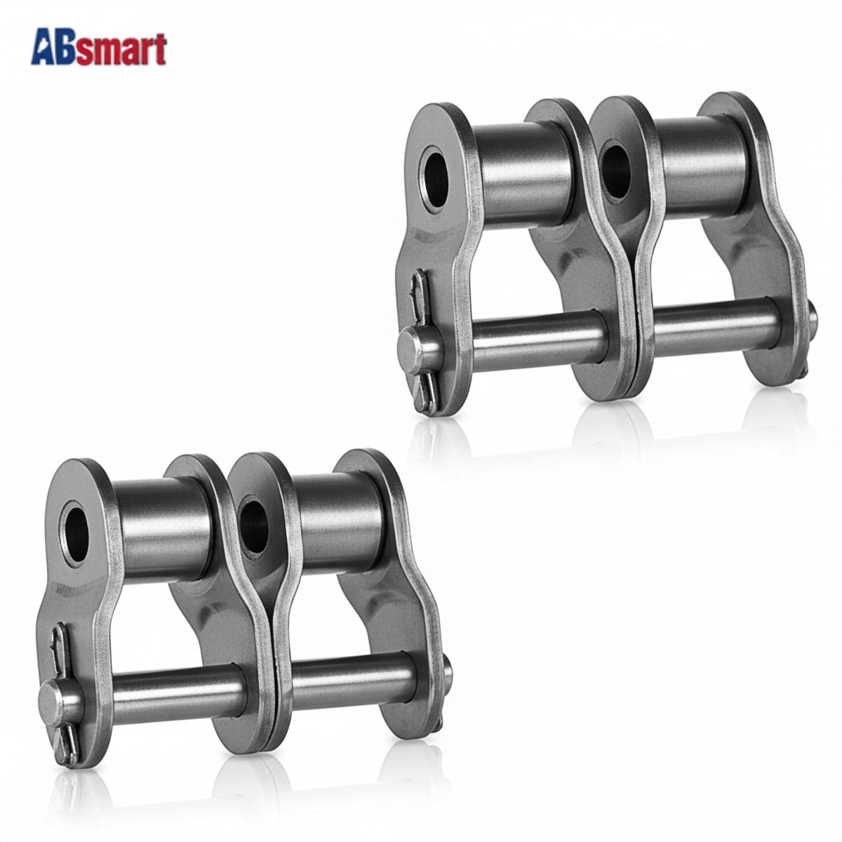 AgSmart Roller Chain Offset Half Link - #50 Double Strand, 2-Pack