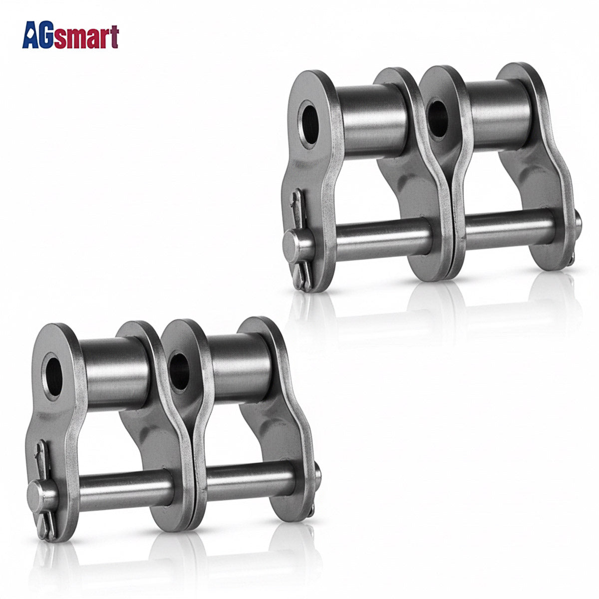 AgSmart Roller Chain Offset Half Link - #60 Double Strand, 2-Pack