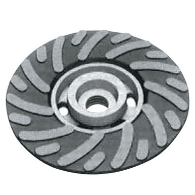 Spiralcool Smooth Bore Backing Pad, 11,000 rpm, 4 1/2 in x5/8 in, Medium, 1 EA, #R42558SB